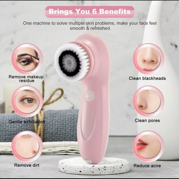 4-in-1 Electric Face Cleansing Brush System